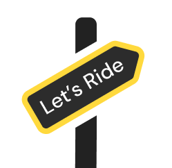 Let's Ride Sign